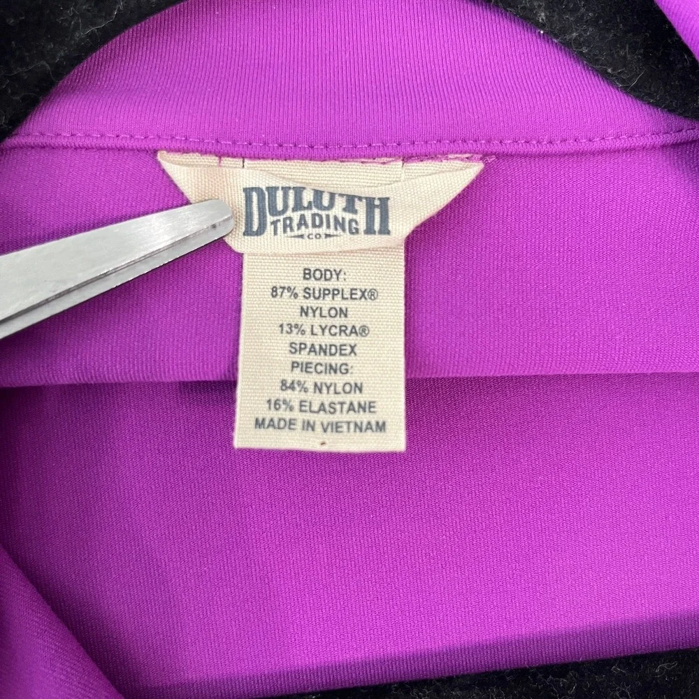 Duluth Trading Co. Avant-Garden Jacket Womens Small Purple Full Zip Gardening